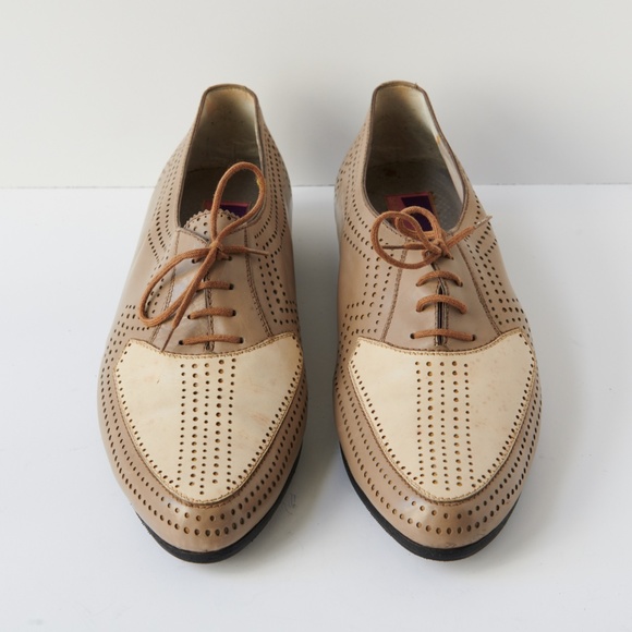 80s - SUSAN BENNIS - WARREN EDWARDS - Shoes - Men\'s - 10 - Tan Leather main image 8